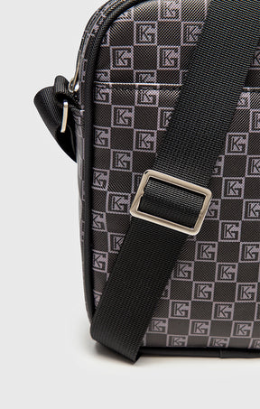 Grey iD Clone Vertical Shoulder Bag