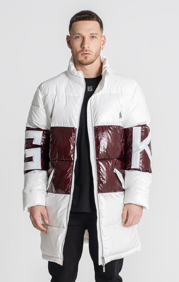 White Captain Puffer Coat