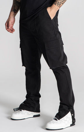 Black Explorer Cargo Pants