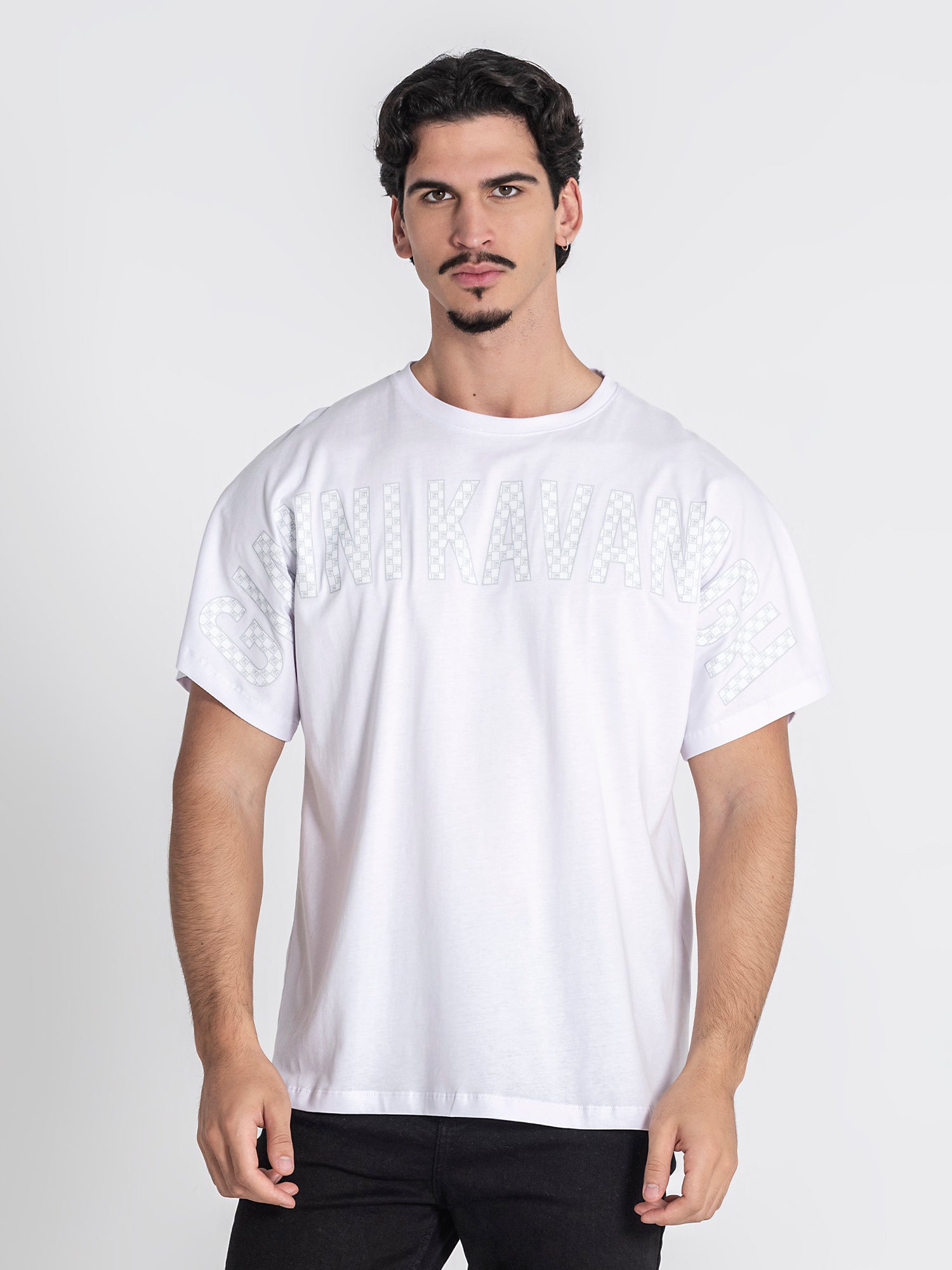 White Clone Oversized Tee