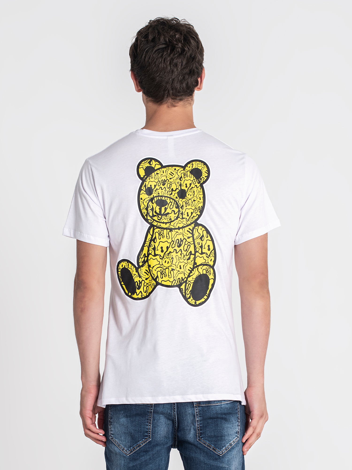 t-shirts / White Smiley Bear Tee