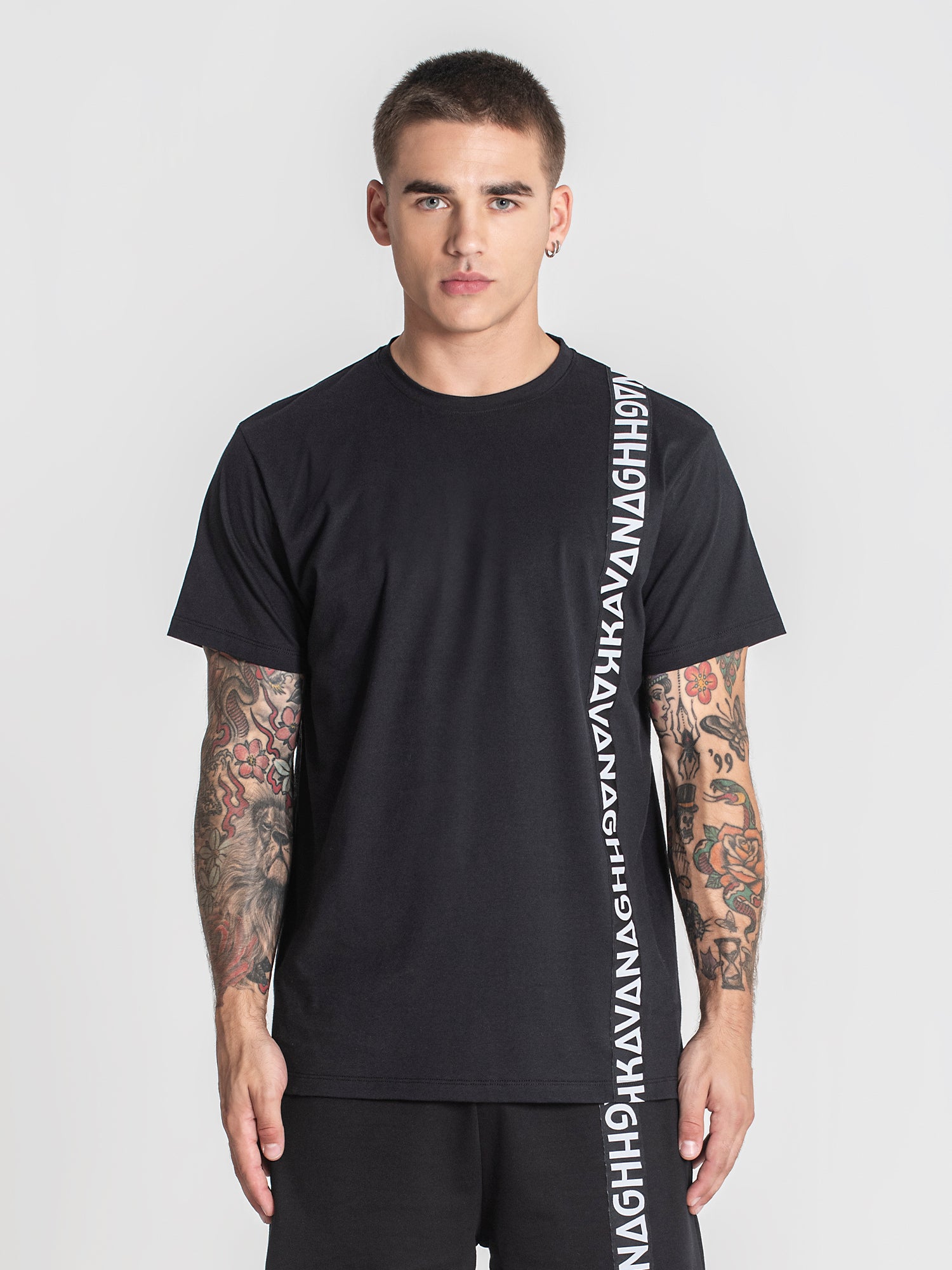 Black Futura Tape Tee