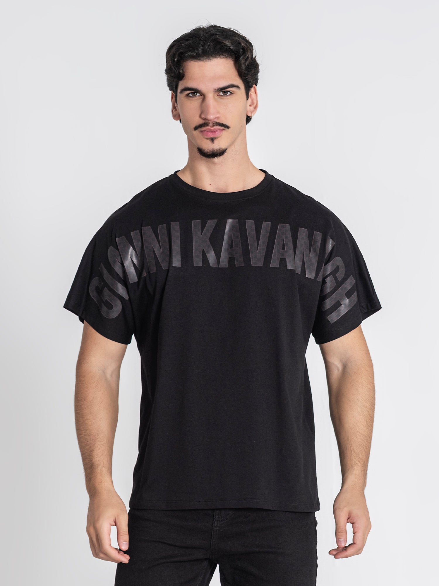 Black Clone Oversized Tee