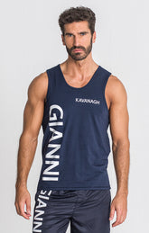 tank tops / Navy Blue Dimension Tanktop