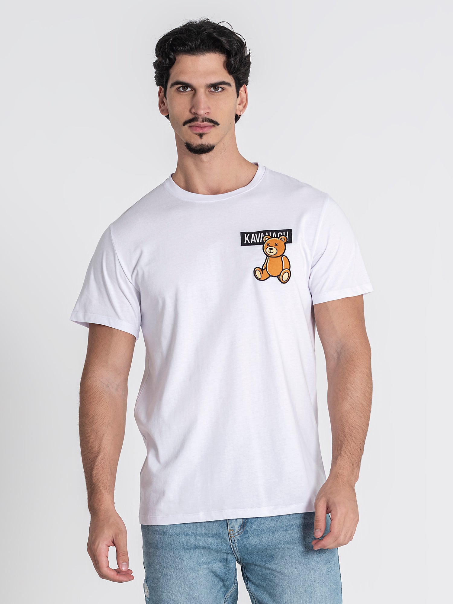 t-shirts / White Bear Patch Tee