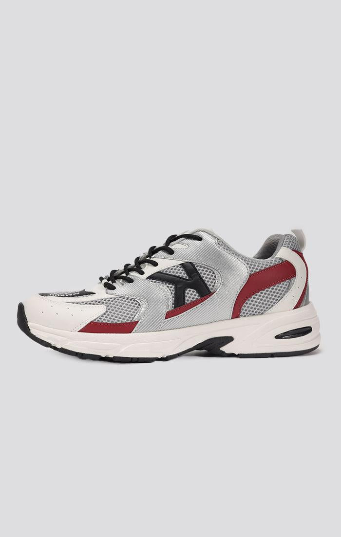 sneakers / Burgundy Runner Sneakers