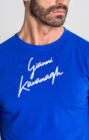 t-shirts / Blue Signature Tee