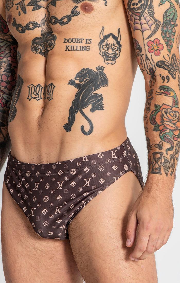 swimbriefs / Brown ChoKo Swim briefs