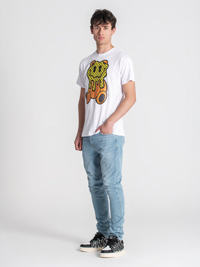 t-shirts / White Melting Bear Tee