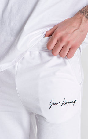 joggers / White Signature Joggers