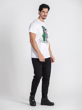 t-shirts / White Bear Skeleton Tee