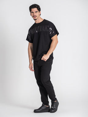 t-shirts / Black Clone Oversized Tee