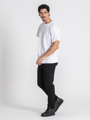 t-shirts / White Clone Oversized Tee