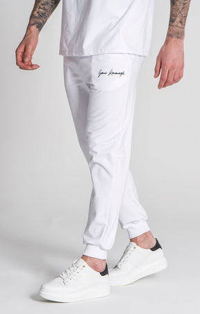 joggers / White Signature Joggers