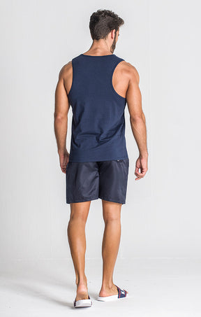 tank tops / Navy Blue Dimension Tanktop