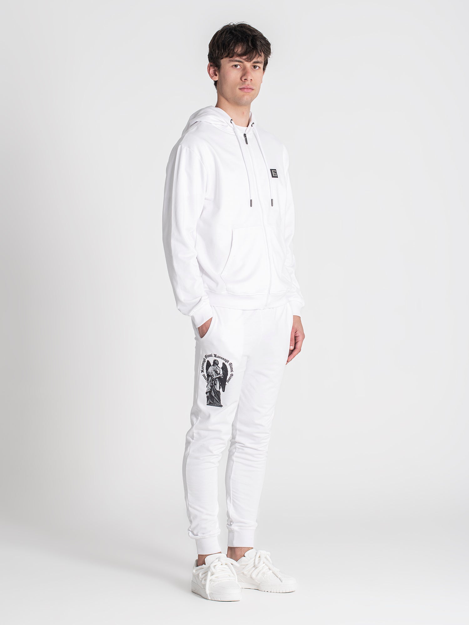 zip jackets / White Saint Hoodie Jacket