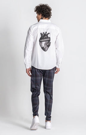 shirts / White Heartbeat Shirt