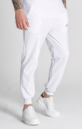 joggers / White Signature Joggers