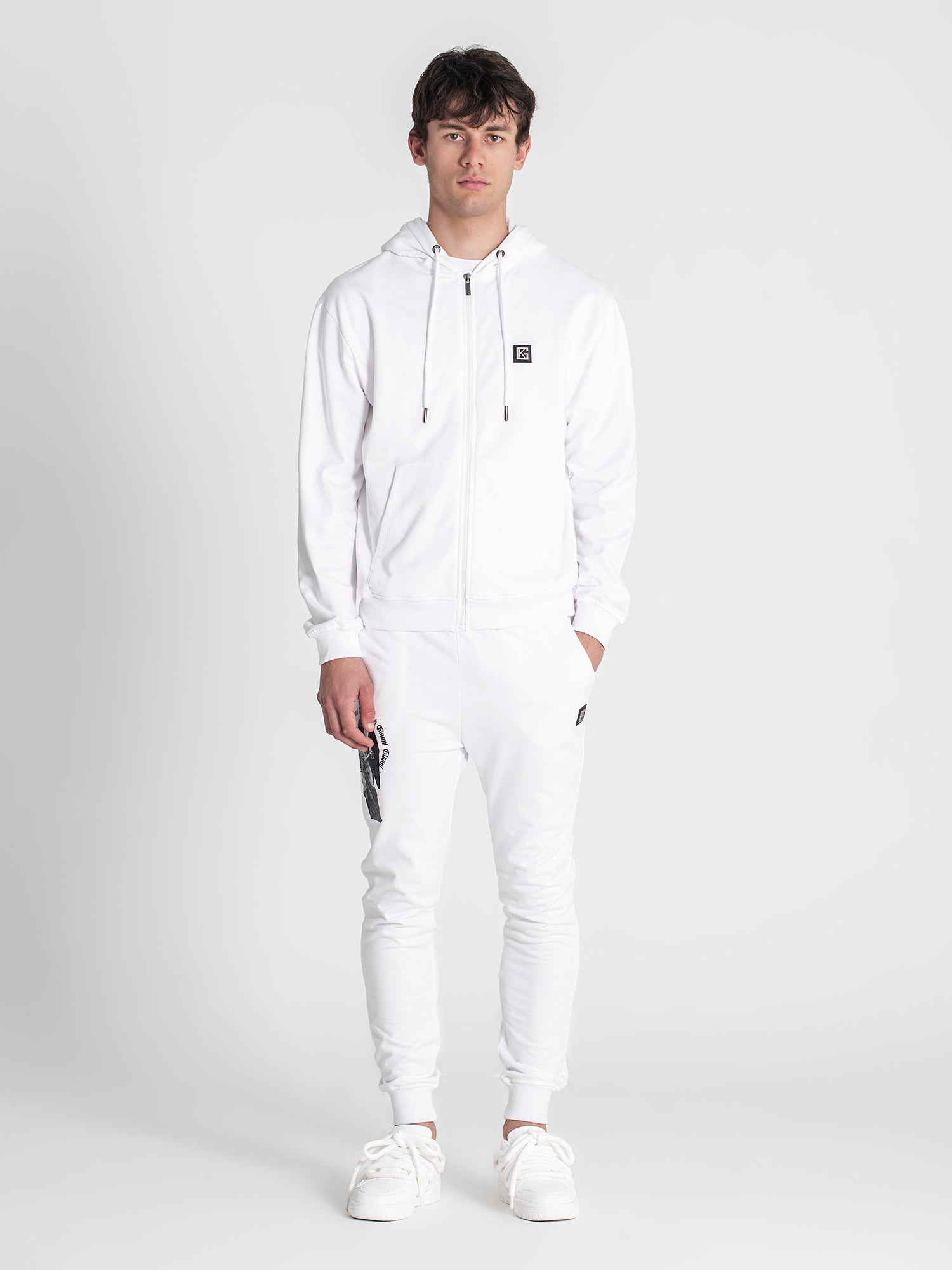 zip jackets / White Saint Hoodie Jacket