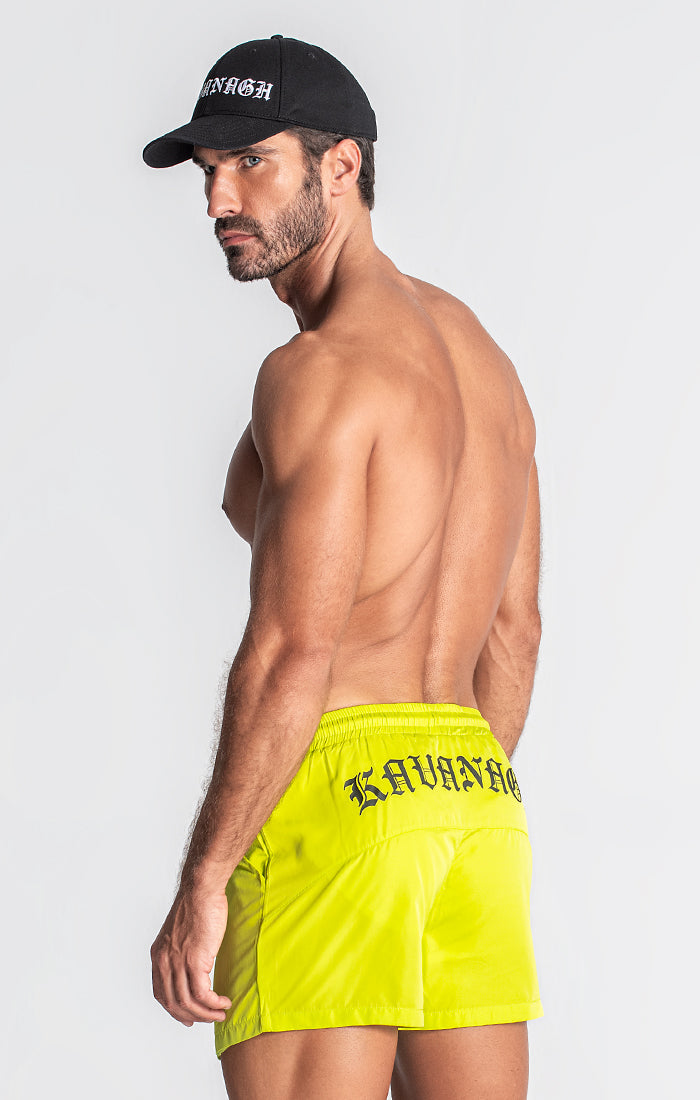 swimshorts / Green Message Swimshorts