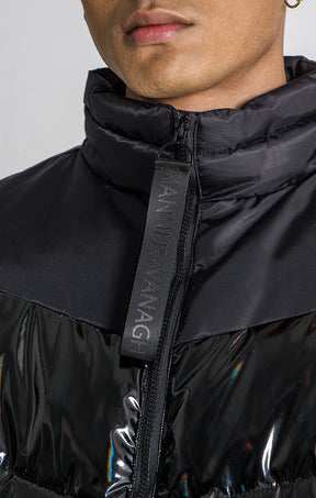 Black Division Puffer Coat