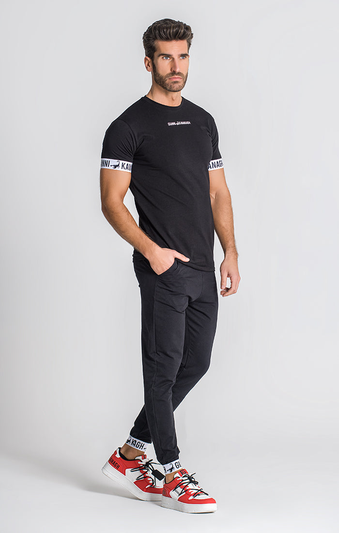 Black Drift Elastic Tee