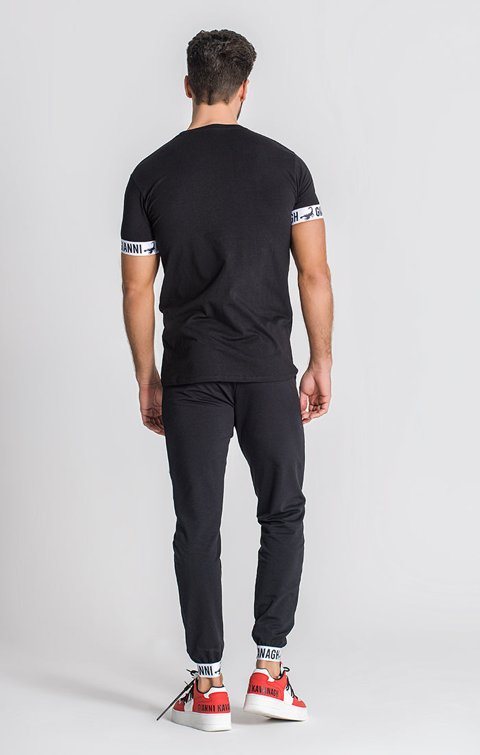 Black Drift Elastic Tee