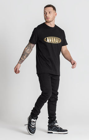 Black Fisheye Luxe Tee