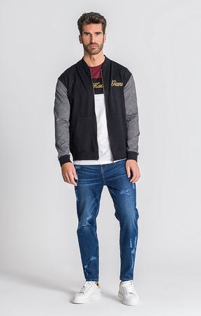 Black Imperial Bomber Jacket