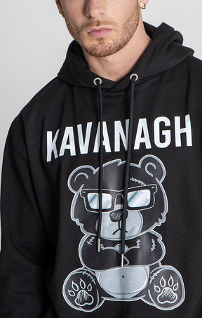 Black Mad Bear Hoodie