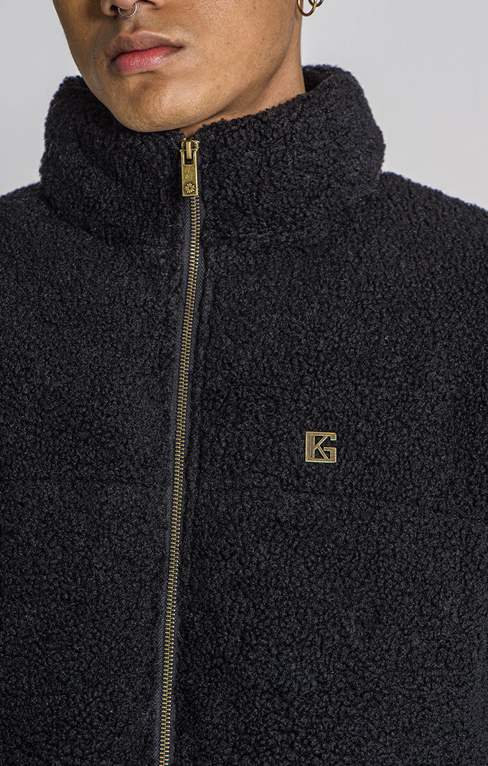 Black Teddy Puffer Jacket