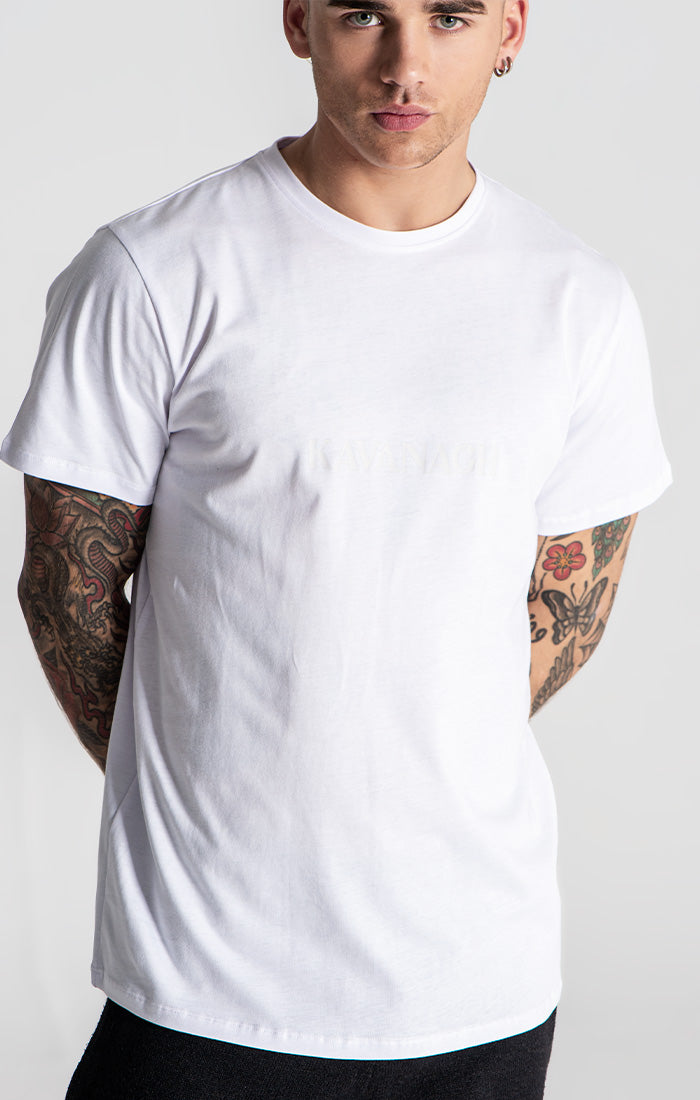 White Cloudy Tee