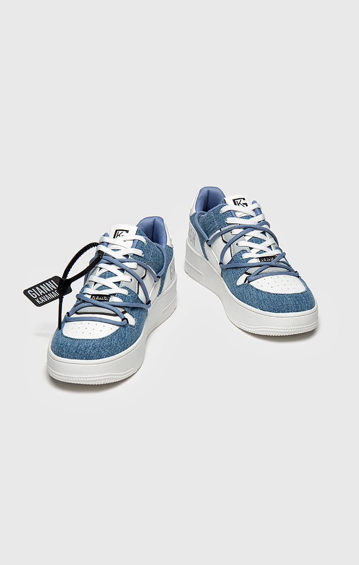 Blue Denim Sneakers