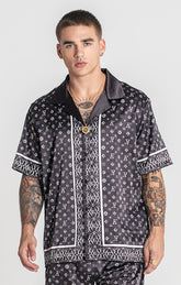 Black Mania Satin Shirt