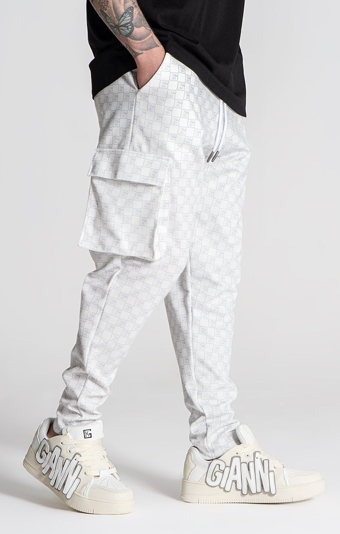 White Clone Cargo Pants