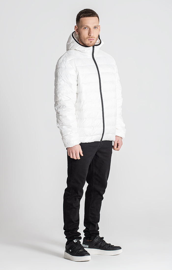 White Team Puffer Jacket