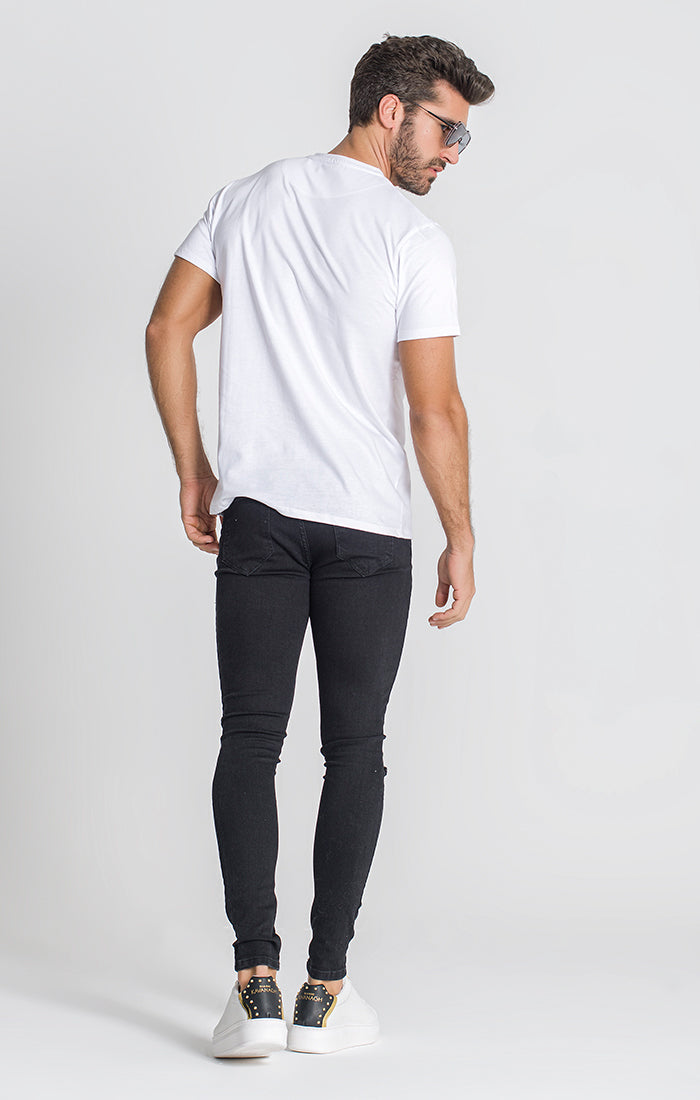 White Under Tee