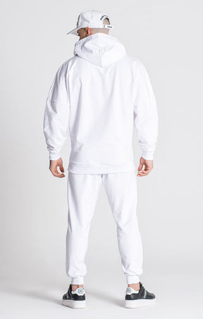 White Jenga Oversized Hoodie