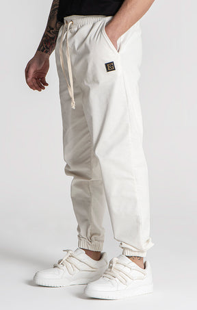 Beige Corduroy Pants