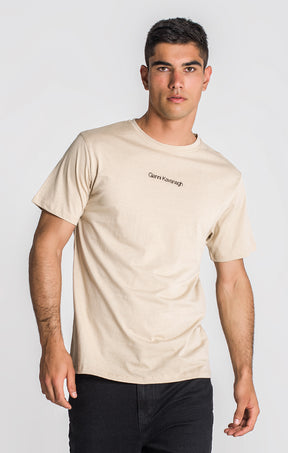 Beige Essential Micro Regular Tee