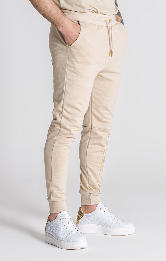 Beige Subtle Joggers