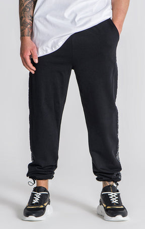 Black Outline Joggers