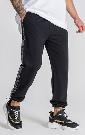 Black Outline Joggers