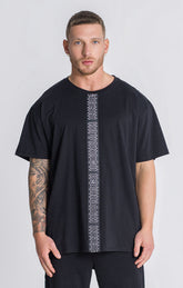 Black Outline Tape Tee