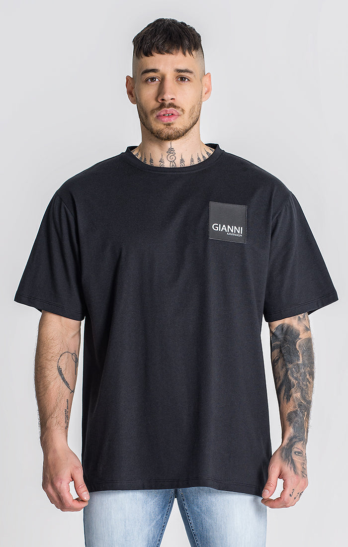 Black Feel Text Tee