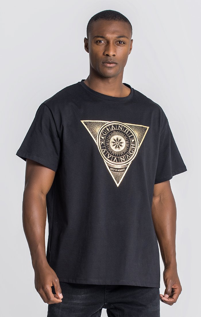 Black Zodiac Oversized Tee