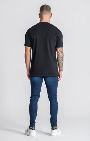 Black Text Me Tee