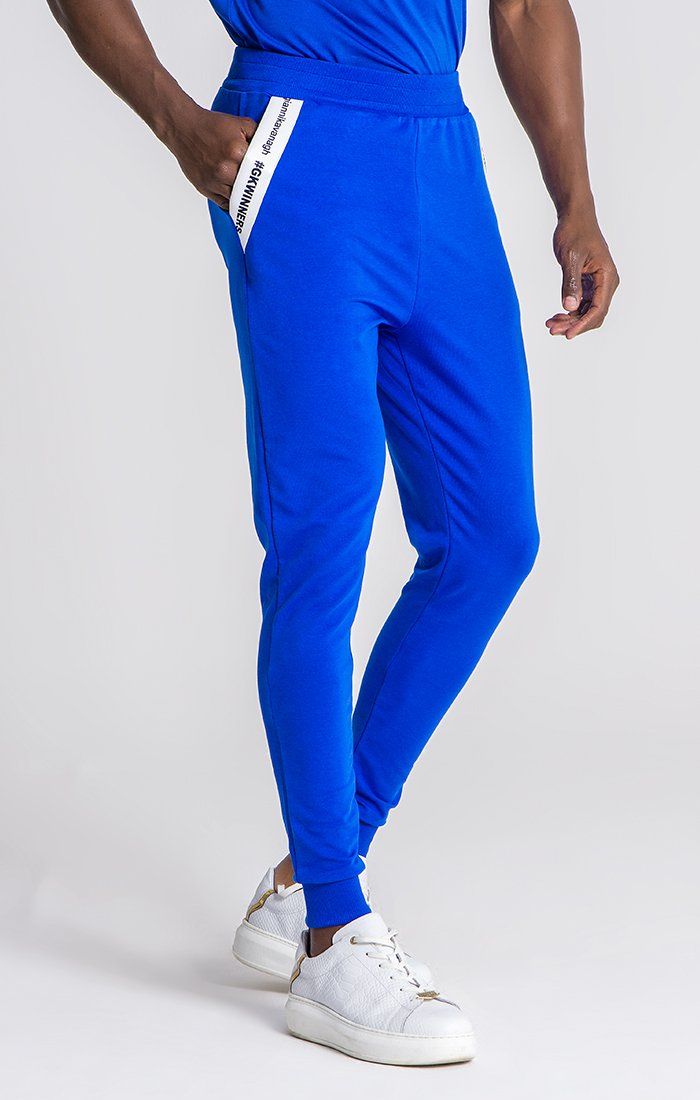 Blue Text Me Joggers