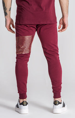 Burgundy Subtle Joggers