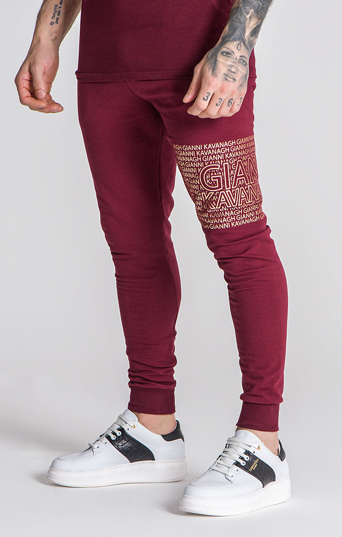 Burgundy Subtle Joggers